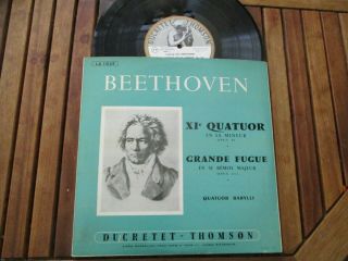 Rare Ed1 Barylli Quartet Beethoven Ducretet - Thomson La 1039 France