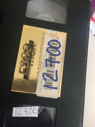 REVANCHA SANGRIENTA VHS FLACO GUZMAN MEGA RARE MEXICAN CULT ACTION BIG BOX 3