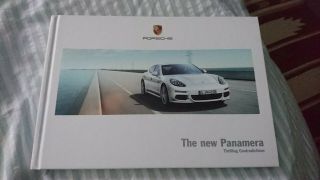 Porsche The Panamera Brochure 2013 Rare Gts Turbo Hybrid English