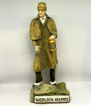 Rare Vintage Sherlock Holmes Sculpture By Arthur Payn Figure