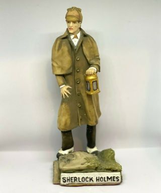 Rare Vintage Sherlock Holmes Sculpture by Arthur Payn Figure 2