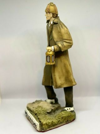 Rare Vintage Sherlock Holmes Sculpture by Arthur Payn Figure 3