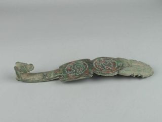 Chinese Exquisite Handmade Bronze Belt Hook