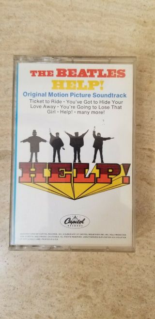 The Beatles Help Cassette Tape 1988 Hx Pro Reissue Rare Htf Out Of Print