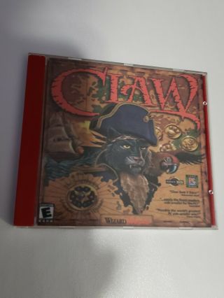Captain Claw Monolith Dvd Game Pc 1997 Very Rare