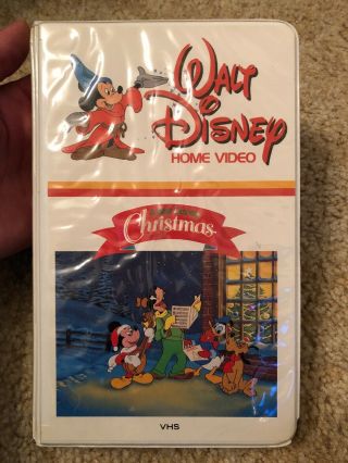 A Walt Disney Christmas Vhs 1982 Rare Clamshell Vintage