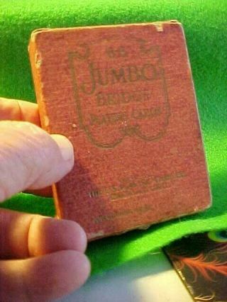 Antique,  Dated 1906,  U.  S.  Playing Card Company - Jumbo Bridge Playing Cards