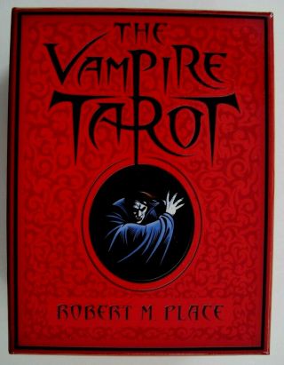 The Vampire Tarot Deck & Book Set Robert Place,  Rare Oop,