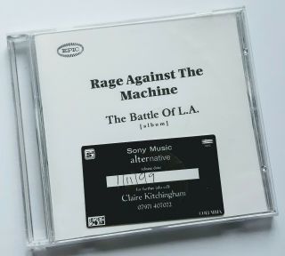 Rage Against The Machine - The Battle Of Los Angeles - Cd Rare Advance Promo