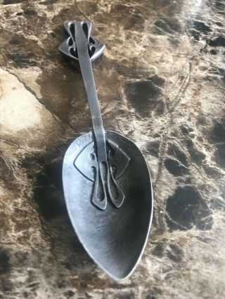 Liberty & Co Tudric Pewter Spoon Archibald Knox Design Pewter Spoon