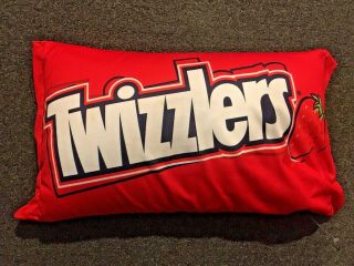 Vintage Twizzlers Licorice Bean Bag Pillow Decor