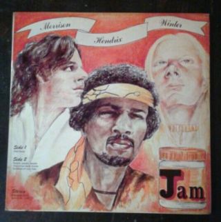 Jimi Hendrix Jim Morrison Johnny Winter Jam Rare Bootleg 12 " Lp
