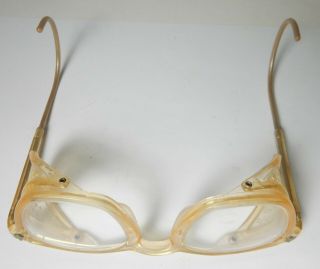 Vintage American Optical 6 3/4 Safety Glasses W/ Side Shields 46