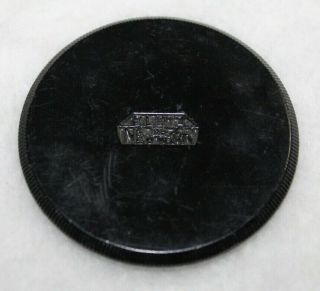 Very Rare Vintage Black Paint Leica E.  Leitz York Screw Mount Body Cap Metal
