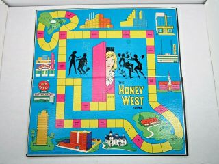 Vintage Rare 1965 Ideal The Honey West Board Game Board Only