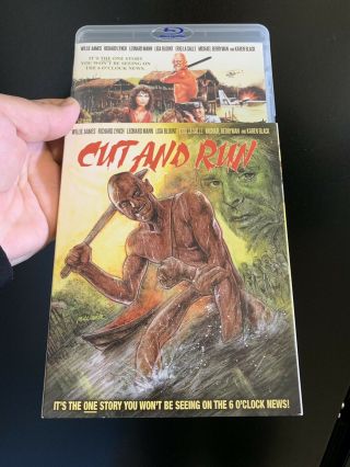 Cut And Run (code Red,  Blu - Ray) Rare Oop Slipcover