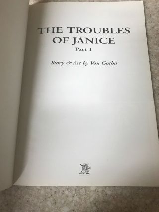 Troubles of Janice Pt.  1 (Paperback) - Rare 3