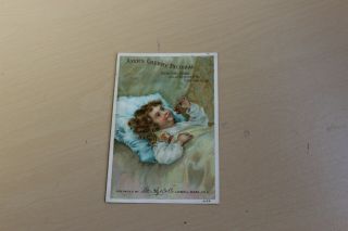 Antique Victorian Trade Card Ayer 