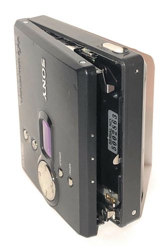 Vintage Sony Walkman MZ - NE410 Net MD Minidisc Player Black RARE 2