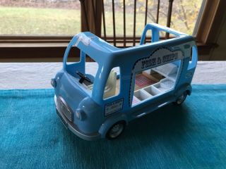 Calico Critters Sylvanian Families Fish And Chips Van Blue