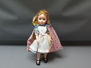 Vintage Madame Alexander Alice In Wonderland Doll 14 " C.  1950s W Cape