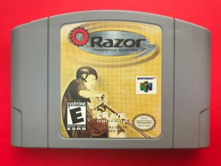 Razor Freestyle Scooter For Nintendo 64 N64 - Rare Red & Grey Cartridge