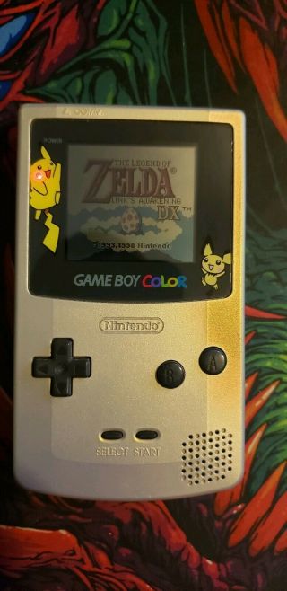 Rare Gameboy Color - Pokemon Gold And Silver Edition - And