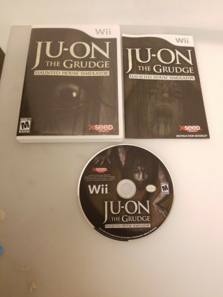 Ju - On: The Grudge (nintendo Wii,  2009) - Rare Complete