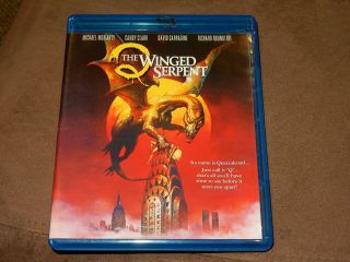 " Q The Winged Serpent " Scream Factory Blu - Ray/dvd 2 - Disc Rare Oop Region A