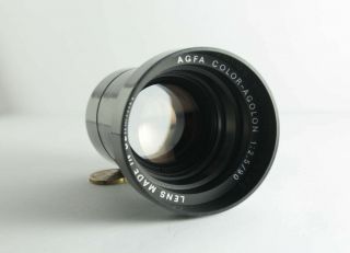 Rare Agfa Color Agolon F/2,  5 90mm 6x6 Large Model Projection Lens