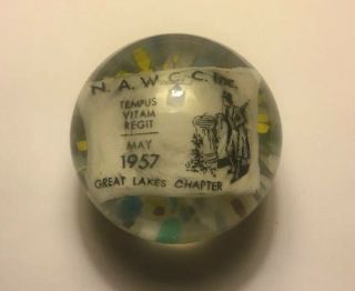 N.  A.  W.  C.  C.  1957 Great Lakes Chapter Paper Weight