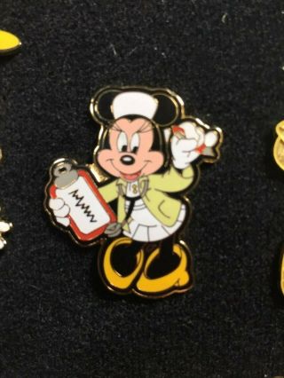 Walt Disney World Mouse Minnie In A Nurse Uniform Rare Collectible Pin Lapel The