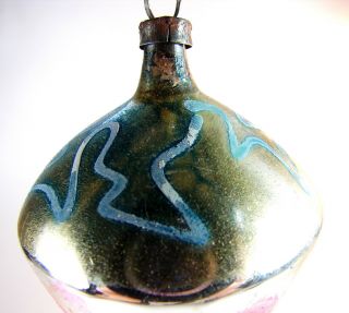 ANTIQUE TWIRLED & TWISTED GLASS ORNAMENT - POLAND or GERMANY - 1920s/1930s 3