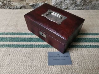 A Travelling Leather Jewellery Box By E.  R.  Moore & Co.  Dublin.