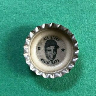 1967 1968 Rare Fresca Bottle Cap Willie Mays As 10