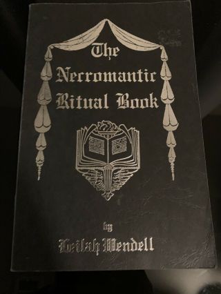 The Necromantic Ritual Book By Leilah Wendell (1991,  Paperback) Old Rare Version
