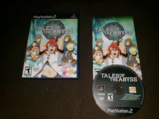 Tales Of The Abyss Sony Playstation 2 Ps2 Complete Cib Game Rare Rpg Very Good