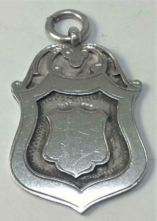 Antique Sterling Silver Fob Medal (g.  A.  A.  Hurling) – 1926