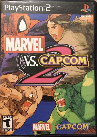 Marvel Vs.  Capcom 2 - Ps2 Rare Game Complete Vg