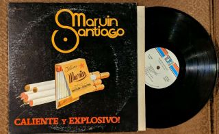 Marvin Santiago Caliente Y Explosivo Rare Latin Salsa Guaguanco Th 1980 Lp