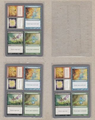 Mtg - 3x Who / What / When / Where / Why X3 - Unhinged Rare 2 Ex & 1 F - 3 Cards