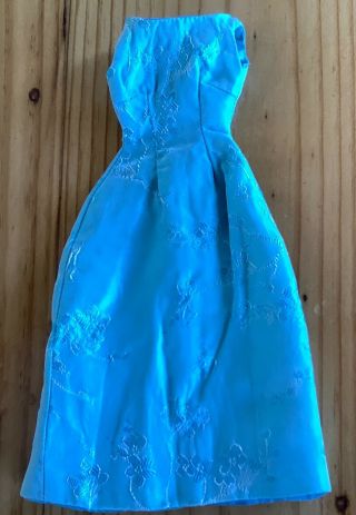 Vintage Barbie 1960s Handcrafted Evening Dresses Pink and Turquoise EC 3