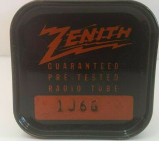 1 Rare True Nos Factory Zenith Type 1j6 G Vacuum Tube