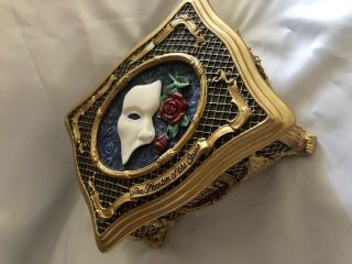 Phantom Of The Opera Music Box San Francisco Music Box Co.  Jewelry Box Rare Oop