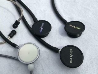 4 x STETHOSCOPES (3 BY WELCH ALLYN) FROM RECENT DOCTORS ESTATE 3