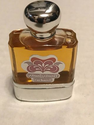 RARE Vintage Cacharel Anais Anais Parfum de Toilette Concentre.  5oz 15ml 3