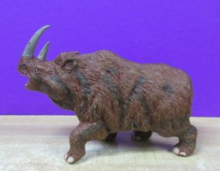 Safari Ltd.  Missing Links Woolly Rhinoceros Prehistoric Mammal Figure Rare 1997