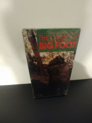 The Curse Of Bigfoot Vhs Classic Horror Rare Vintage 1989 Star Classics