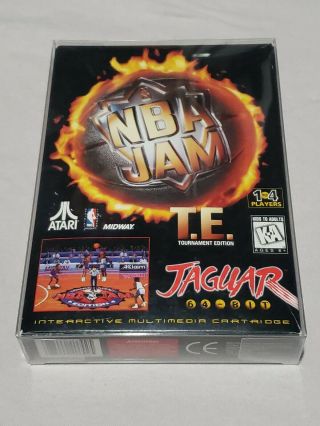 Nba Jam T.  E.  Tournament Edition Atari Jaguar Complete Cib Rare