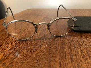 Ao Antique Vintage Safety Goggles Fulvue Glasses In Case Military Rare